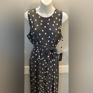 Tommy Hilfiger Charcoal and White Polka Dot Jumper